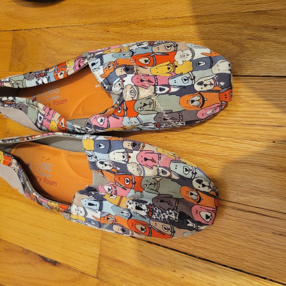 BOBS from Skechers Multicolor Cartoon Flats